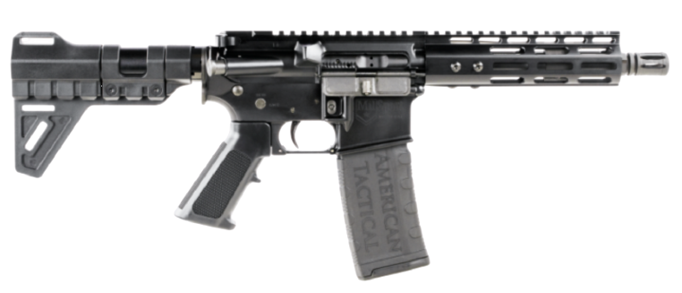 ATI MILSPORT AR Pistol (black) 5.56NATO, 7.5" Barrel, 7" M-LOK Rail, TF Blade, Franklin Armory BFSIII Binary Trigger