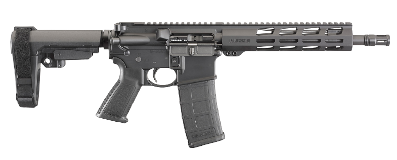 Ruger AR556 Pistol, 5.56NATO, 30-rd Mag, SB Tactical Brace