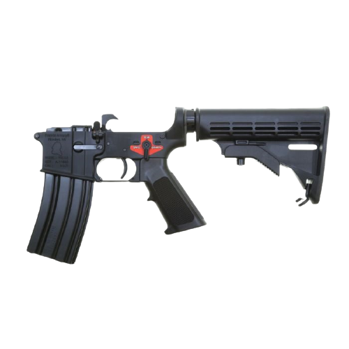 Franklin Armory BFSIII Equipped Complete AR15 Rifle Lower Receiver - Black, M4 Buttstock