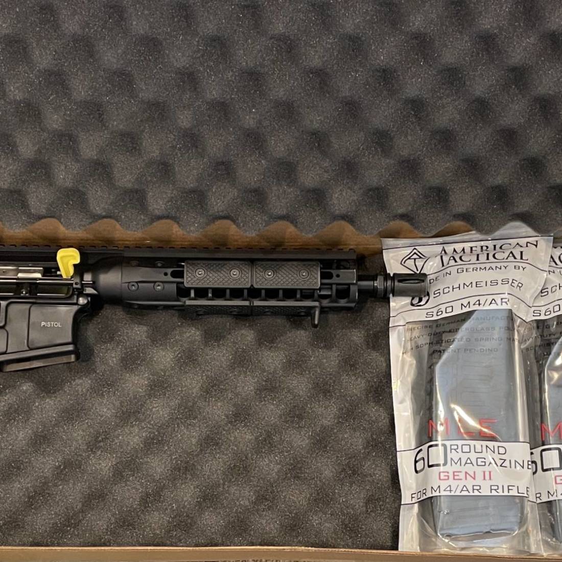 LWRC DI Direct Impingement Pistol, 5.56NATO, 10.5" Barrel, SBA3 Brace, Extra Mags