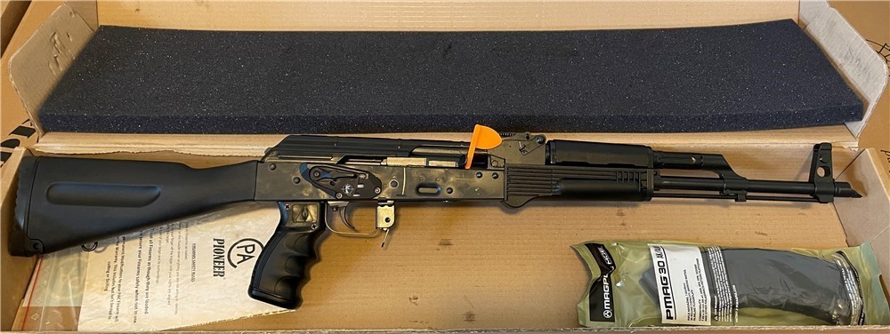 Pioneer Arms Sporter AK-47, 16" Barrel, Original Polish Barrel & Receiver, w/ Fostech Echo II Trigger