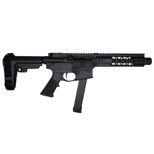 Brigade MFG BM-9 (blk), BFSIII Binary Trigger, 33-rd Glock Mag, SBA3 Brace