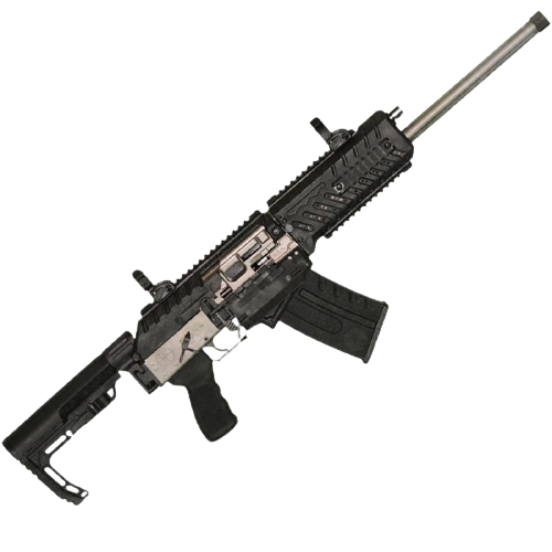 Fostech Origin 12 Shotgun, 18.5" Barrel, Hard Nickel, w/ Six 10rd Magazines