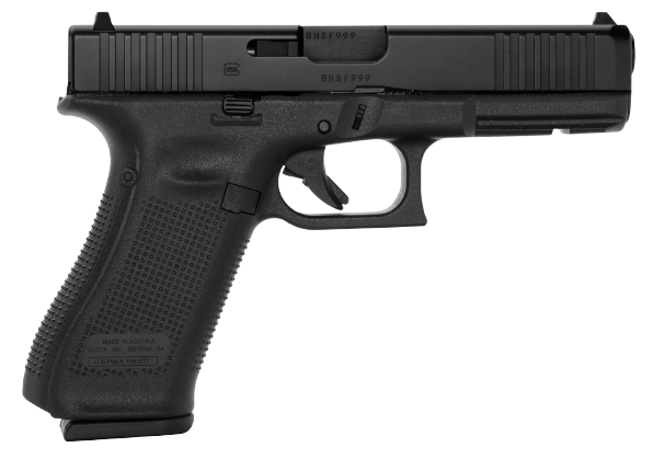 Glock 17 Gen5 9mm 17rd 4.49" Pistol w/ Front Serrations