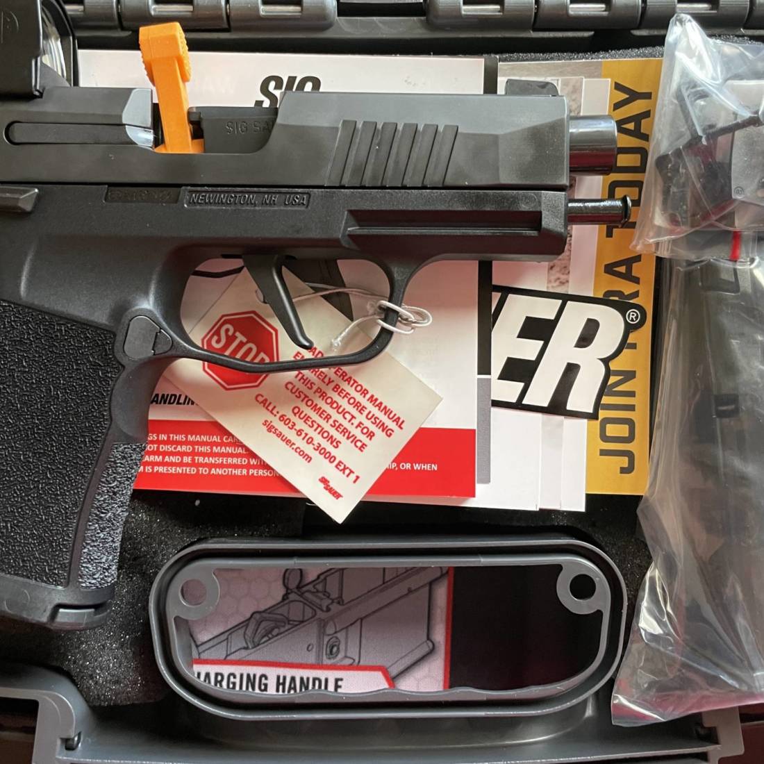 SIG P365 XL Series, 9MM, Optics Ready w/ Two 12-rnd Mags, X-Ray3 Day/Night Sights, Manual Safety, Romeo Zero