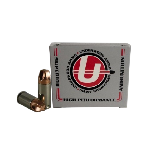 Underwood Ammo 9mm Luger Handgun Ammo 90 Grain +P Xtreme Defender, 20-round box