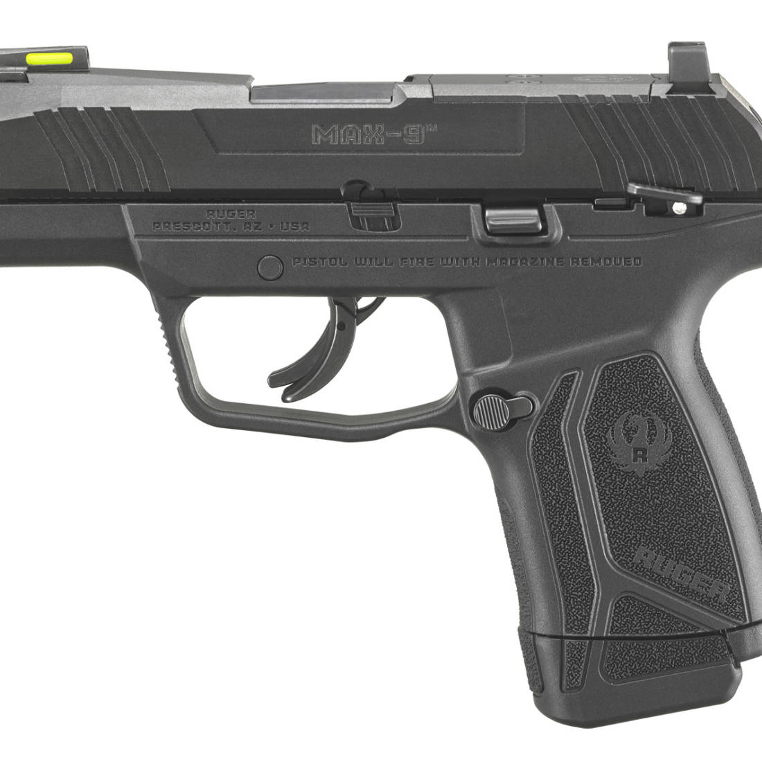 Ruger Max-9 Micro Compact Pistol, 9mm, 12+1