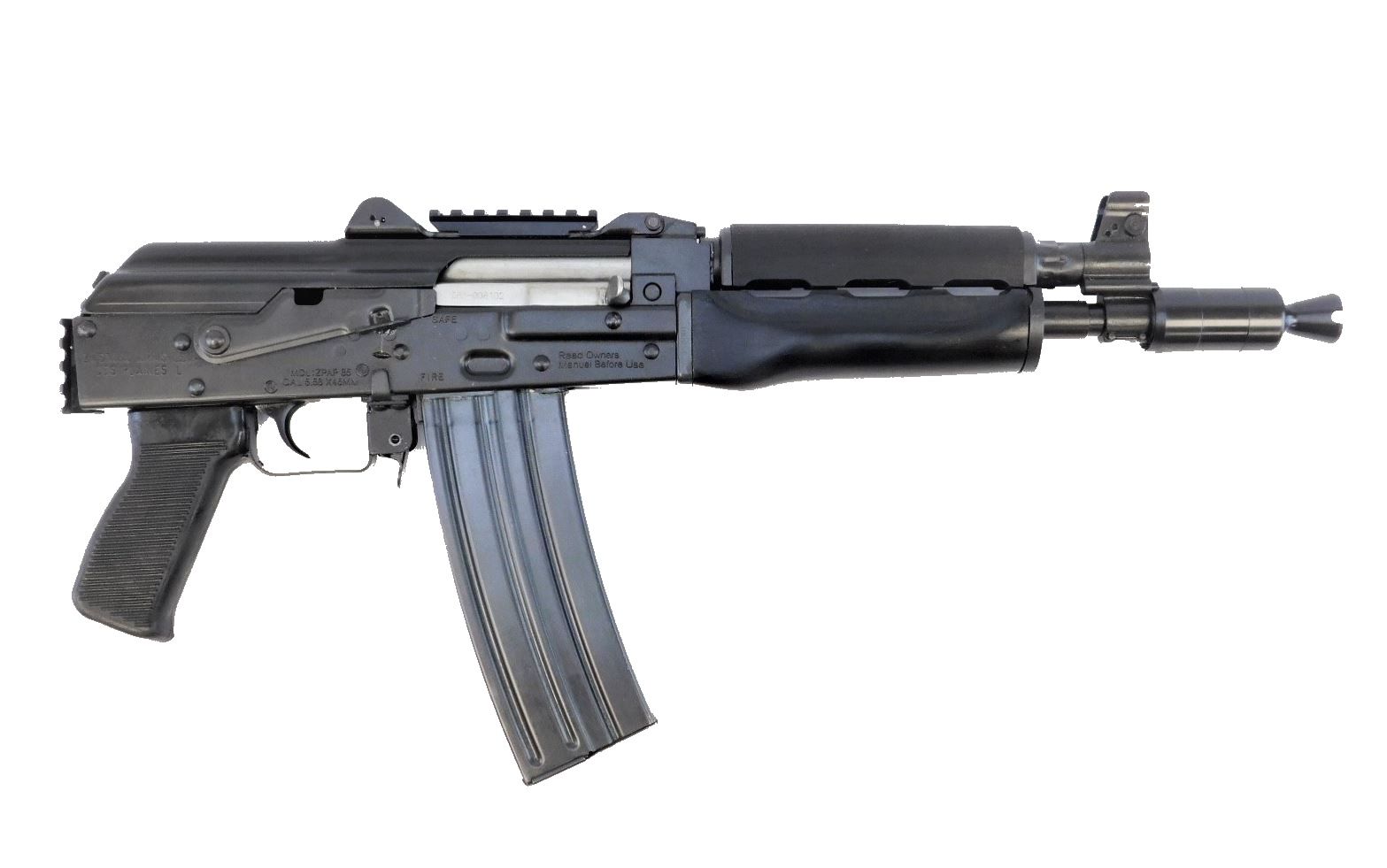 Zastava ZPAP85 Alpha, 5.56NATO, 10” Barrel, Stained Wood Handguard