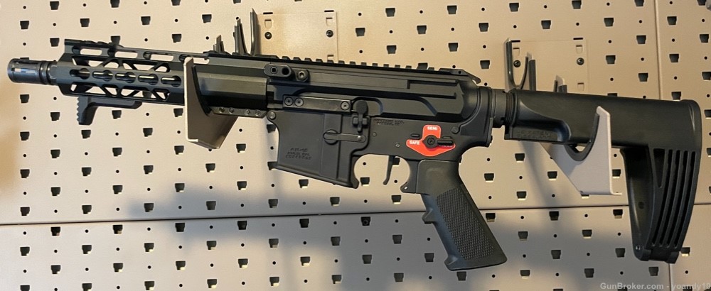 AR-45 Anderson Lower, Moriarti Side-Charging Upper, Binary Trigger