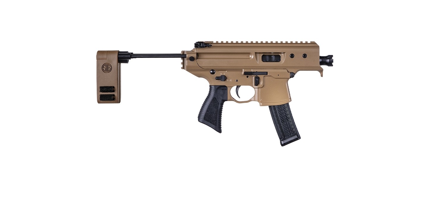 Sig Sauer MCX Copperhead, Coyote Tan Cerakote, 9mm, 10-rd magazine